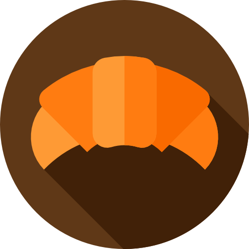 rogalik Flat Circular Flat ikona
