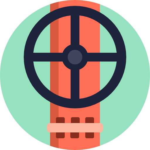 Valve Detailed Flat Circular Flat icon