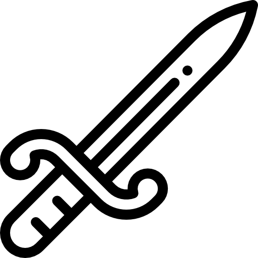 剣 Detailed Rounded Lineal icon