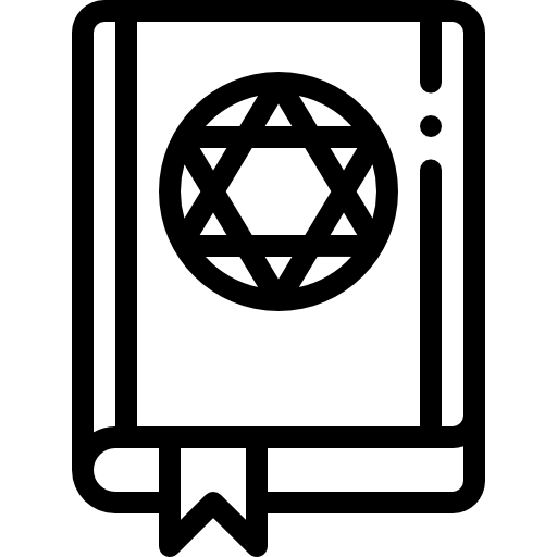 유대인 Detailed Rounded Lineal icon
