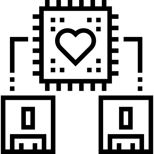 algorytm Detailed Straight Lineal ikona