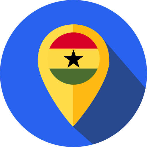 ghana Generic Flat ikona