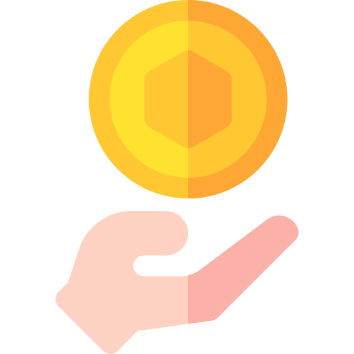 Cryptocurrency Basic Rounded Flat icono