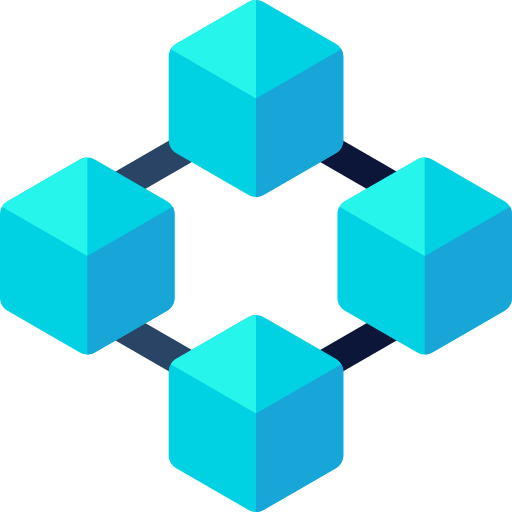 Blockchain Basic Rounded Flat icon