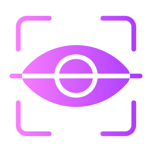 scanner oculare Generic Flat Gradient icona