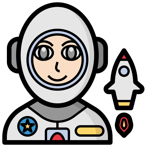 Astronaut Generic Outline Color icon