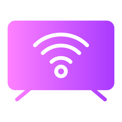 smart tv Generic Flat Gradient icon