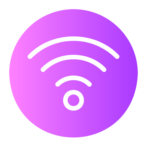 wifi-signaal Generic Flat Gradient icoon