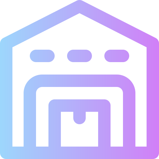Warehouse Super Basic Rounded Gradient icon