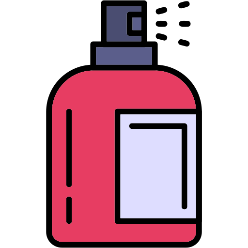 garrafa de spray Generic Outline Color Ícone