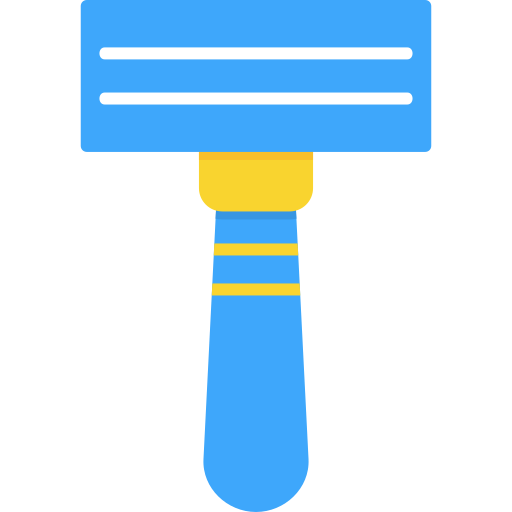 cuchilla de afeitar Generic Flat icono