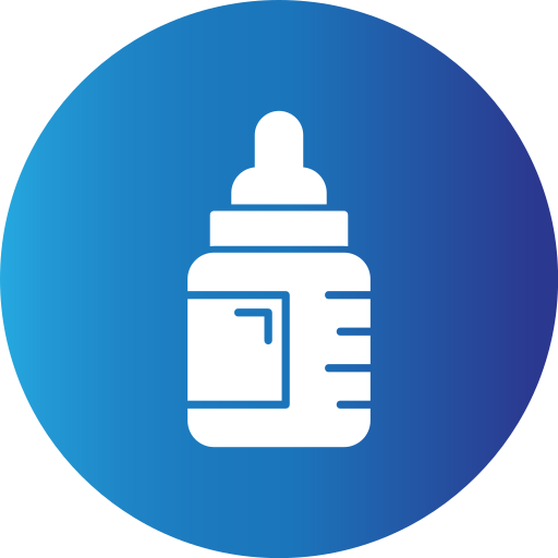 Feeding bottle Generic Blue icon