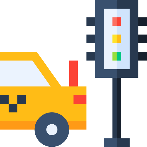 Traffic signal Basic Straight Flat icon