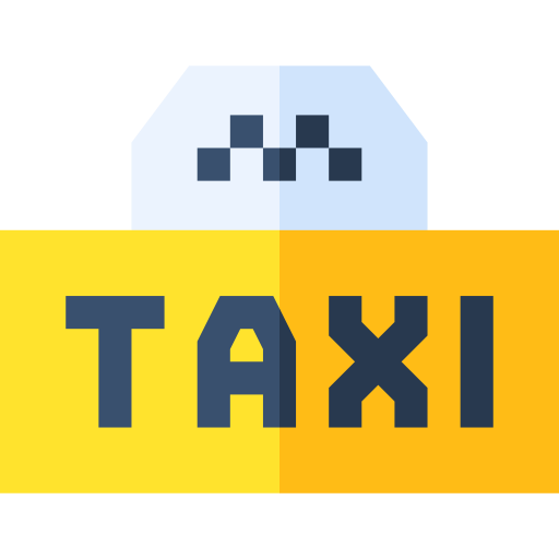 taxi Basic Straight Flat icono