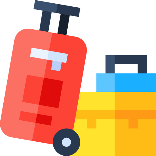 Luggage Basic Straight Flat icon