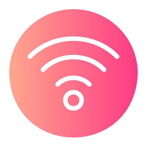 połączenie wifi Generic Flat Gradient ikona