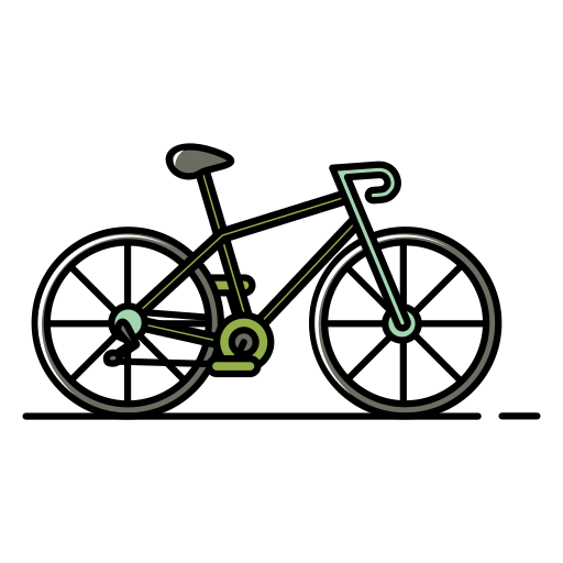 vélo Generic Thin Outline Color Icône