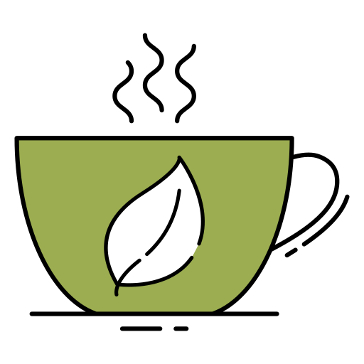 Травяной чай Generic Thin Outline Color иконка
