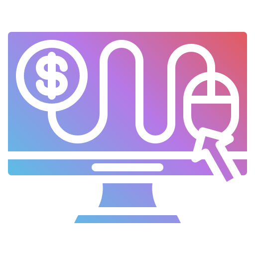 Pay per click Generic Flat Gradient icon