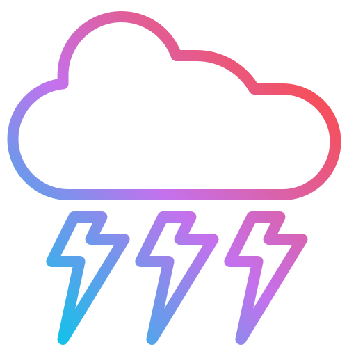 Heavy rain Generic Gradient icon