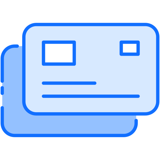 Pay card Generic Blue icon