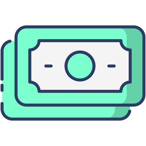 Cash Generic Outline Color icon