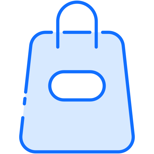 bolsa de la compra Generic Blue icono