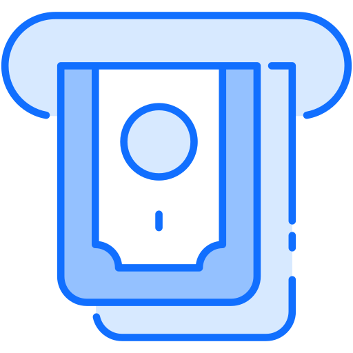 cajero automático Generic Blue icono