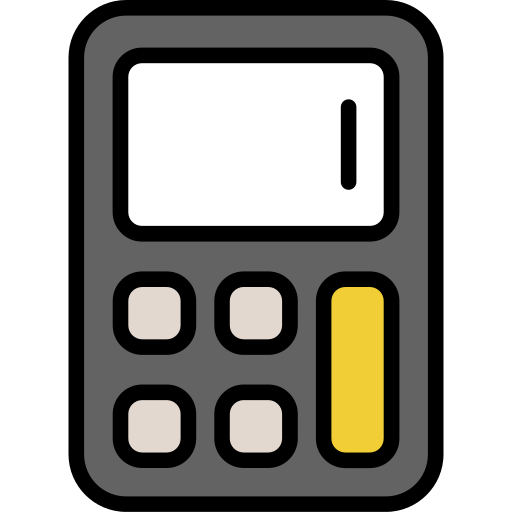 kalkulator Generic Outline Color ikona