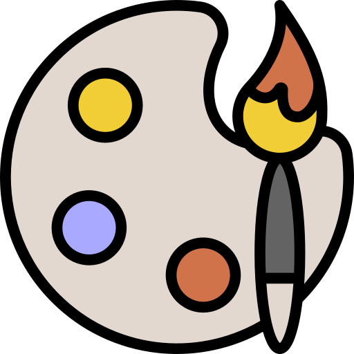 Paint Generic Outline Color icon