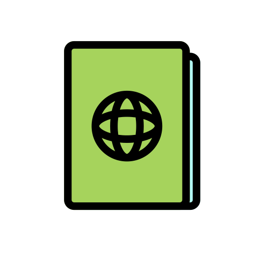 passeport Generic Outline Color Icône