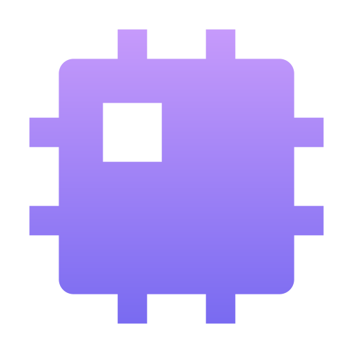 procesador Generic Flat Gradient icono