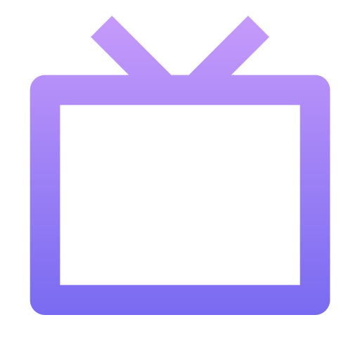 telewizja Generic Gradient ikona