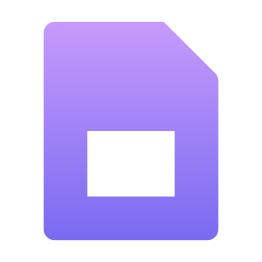 simカード Generic Flat Gradient icon
