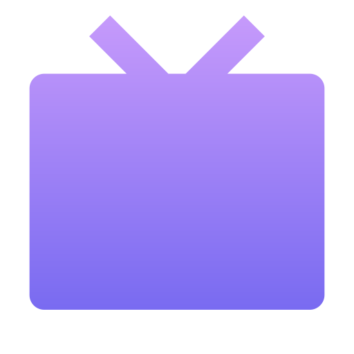 telewizja Generic Flat Gradient ikona