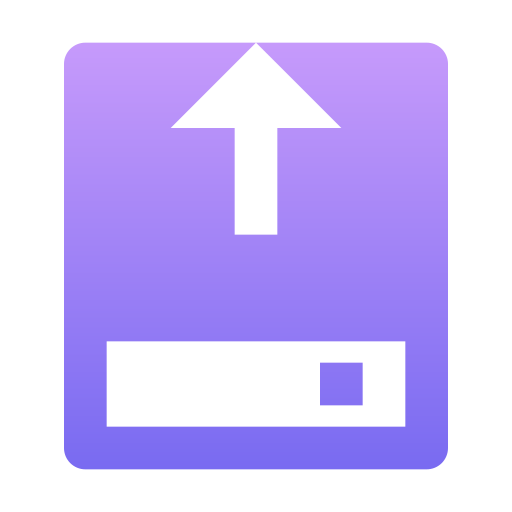 アップロード Generic Flat Gradient icon