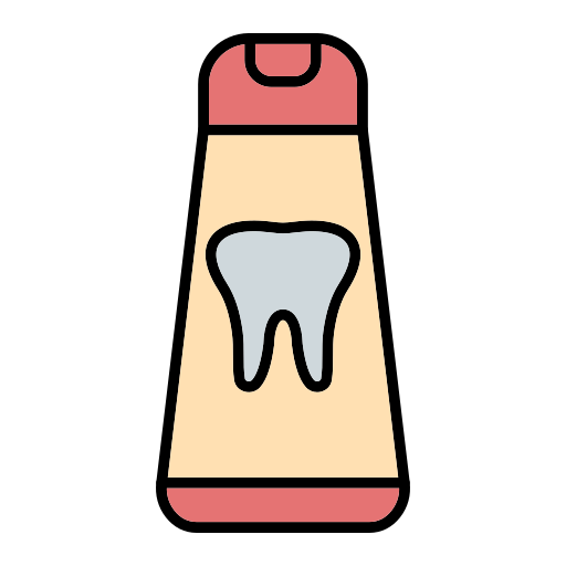 pasta do zębów Generic Outline Color ikona