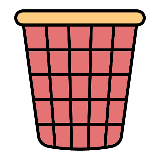 wäschekorb Generic Outline Color icon
