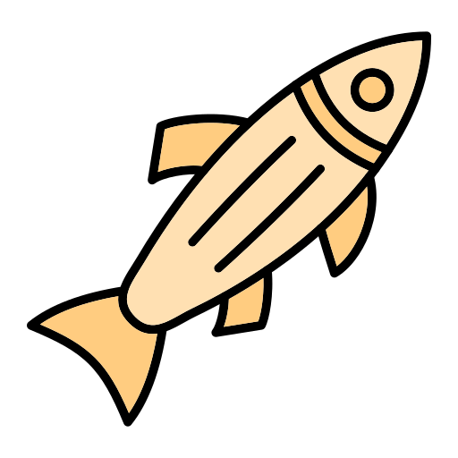 鮭 Generic Outline Color icon