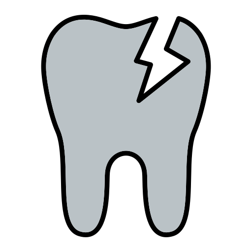 虫歯 Generic Outline Color icon