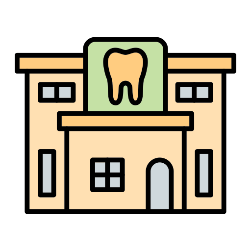 clínica dental Generic Outline Color icono