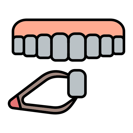 carilla dental Generic Outline Color icono