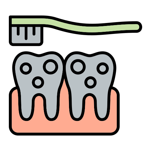 mycie zębów Generic Outline Color ikona