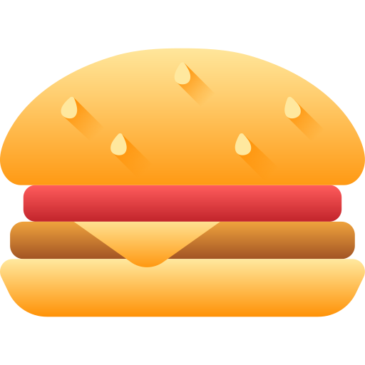 hamburguesa Generic Flat Gradient icono