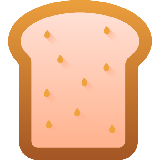 Toast Generic Flat Gradient icon