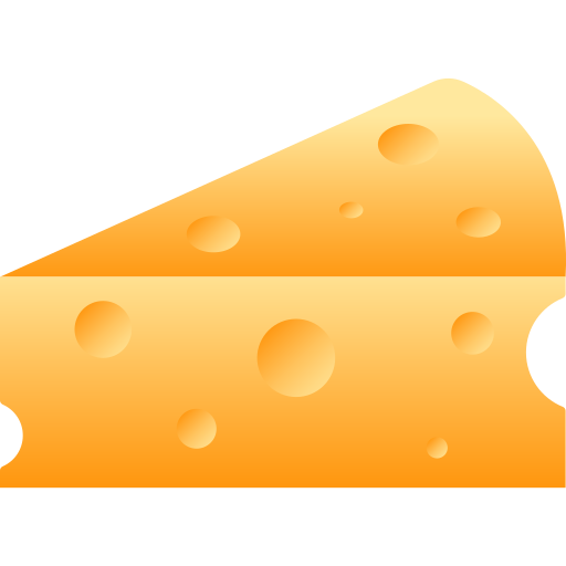Cheese Generic Flat Gradient icon