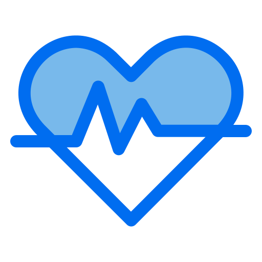 battito cardiaco Generic Blue icona