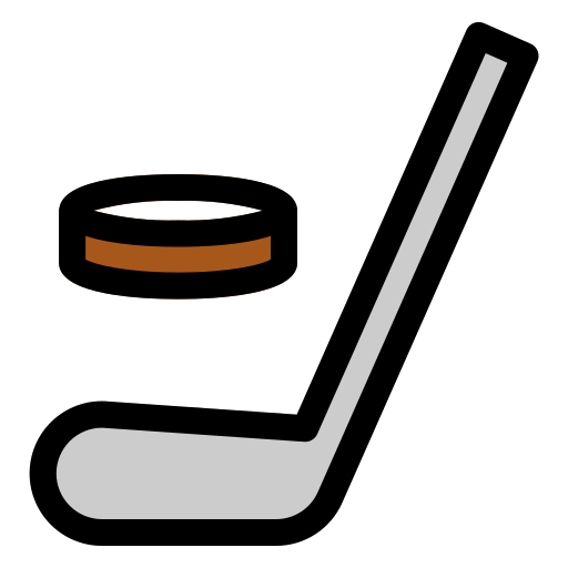 hockey Generic Outline Color icono