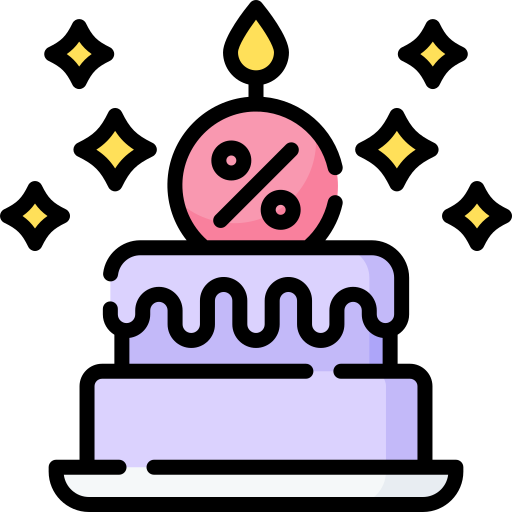 cumpleaños Special Lineal color icono