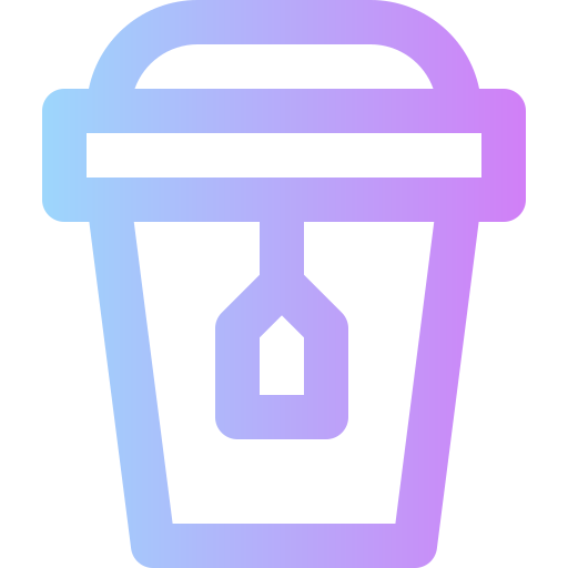 Tea cup Super Basic Rounded Gradient icon